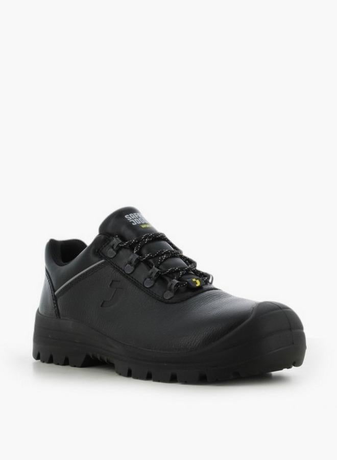 SJ Men Low Safety Leather Shoes - Image 1